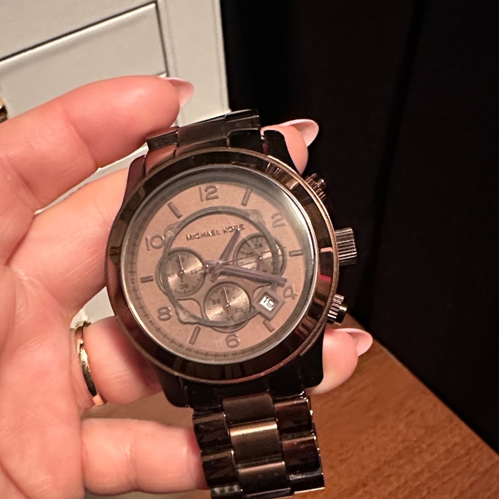 Michael Kors Oversized Brown Women's Watch